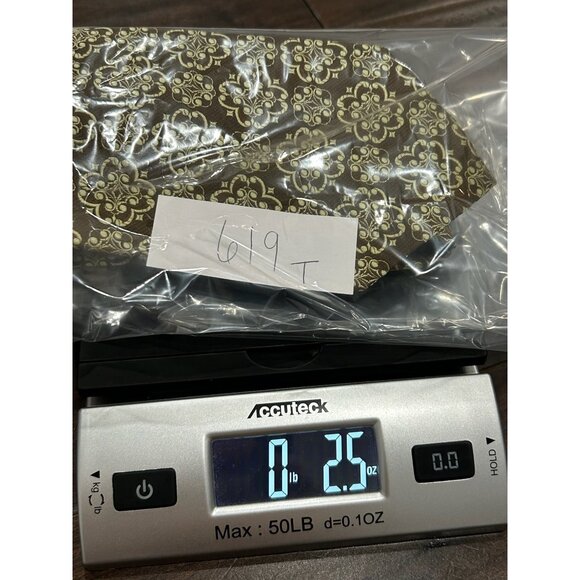 Vintage Hall Brown Floral Embroidered Tie Brown Beige One Size Boho Career Retro - Picture 7 of 7